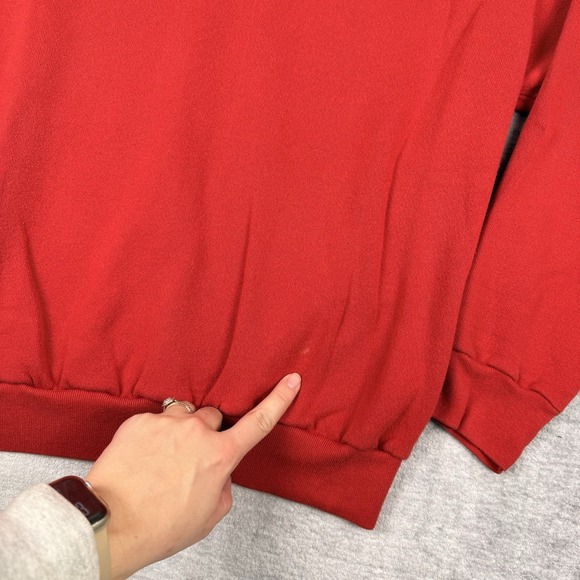 VTG Ohio State Buckeyes Sweatshirt Mens XL Red 1997 Rose Bowl All Embroidered - Picture 10 of 14